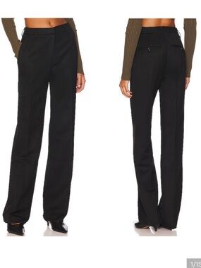 ANINE BING Classic Pant in Black Size 23 New